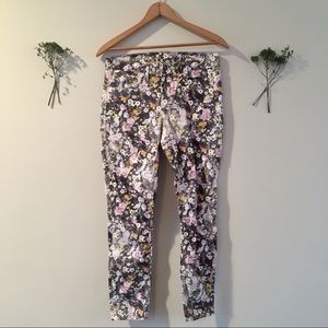 Madewell Floral Skinny Jeans